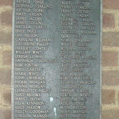 Plaque at the library to commemorate the people of Canvey who died in the flood of 1953 | Janet Penn