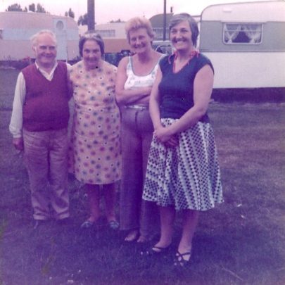 Nan grandad, mum and Olive