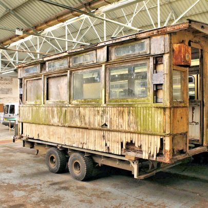 102 year old Canvey Tram Trailer