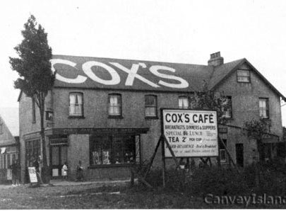 Cox's Cafe with Tea 2d per cup | David Bullock