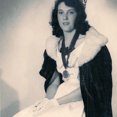 Carnival Queen Eileen Clarke Goller 1953. Eileen died 2018