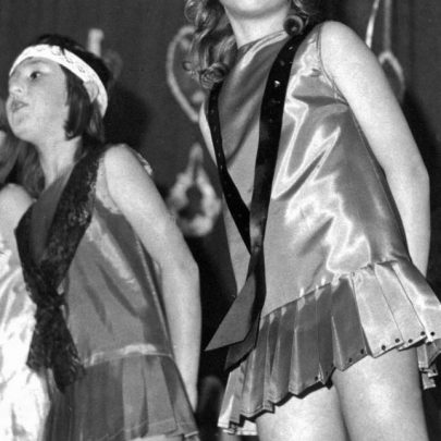 1970: Kerry Thomas on stage with Georgette's Juveniles | Shirley Thomas
