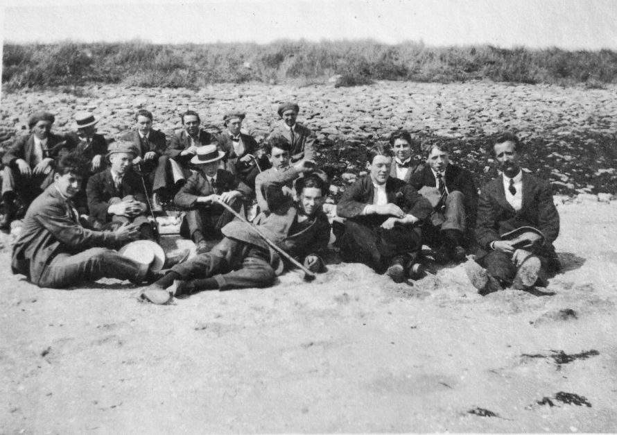 Lads at Canvey Beach 1913