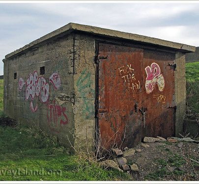 The Ammunition House at the east of Scars Elbow | (c) David Bullock