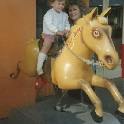 My daughter Sam and myself 1988