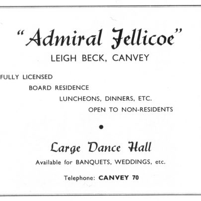 The Admiral Jellicoe ad, 1963