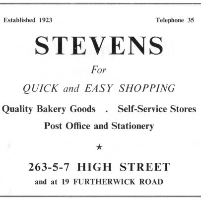 Stevens ad, 1963