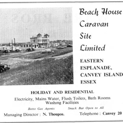 Beach House photo ad, 1963