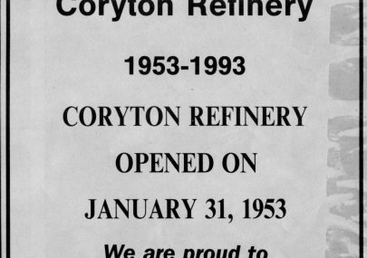 Coryton Refinery in 1953