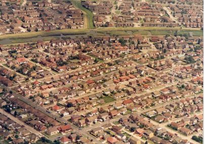 Canvey Lake in the late 1980s.