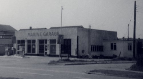 Marine Garage at the junction of Leigh Road with Furtherwick Rd. | Stevens