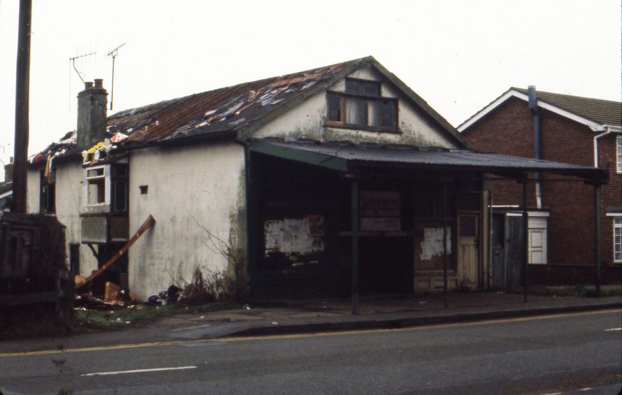 Demolition of Holmes Brothers hardware shop