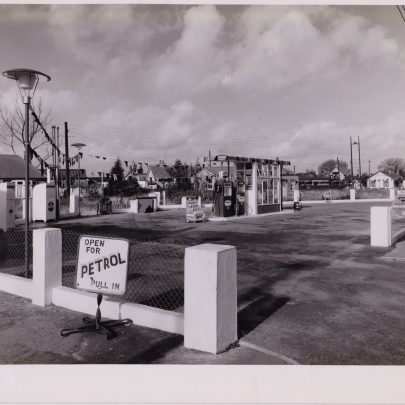 Forecourtlooking towards Maurice Road and the siren
