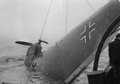 A Heinkel 111 Shot Down off Canvey