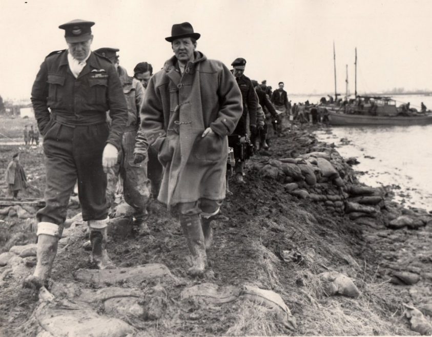 The Air Minister- Walks in the mud- at Canvey..