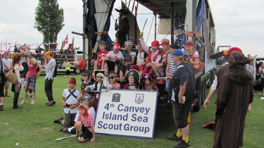 4th Canvey Island Sea Scout Group 2011 Carnival float