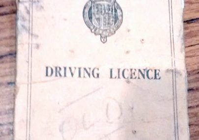 Col. Fielder's Driving Licence