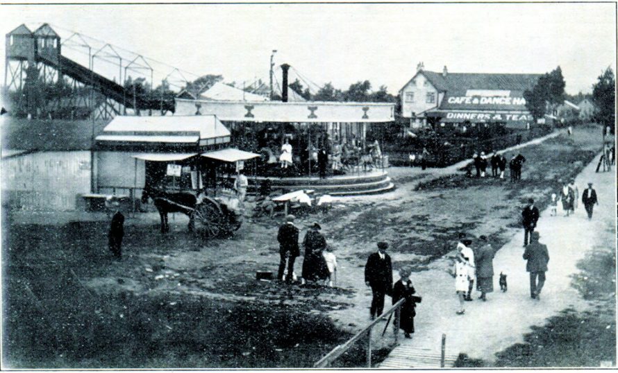 Old photo of amusements