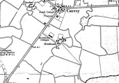 Map Showing Brickhouse Farm