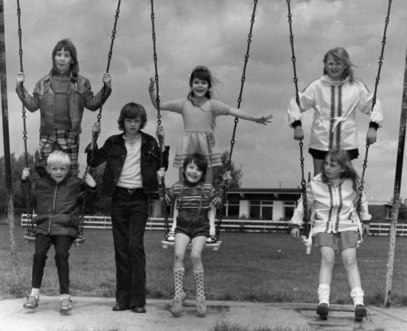 Refugees at the Paddocks Playground | Echo Newspaper Archive