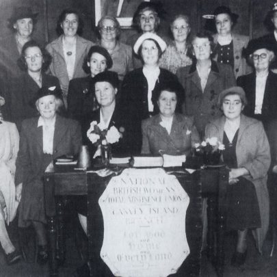 Canvey Island Branch of the National British Women's Total Abstinence Union. At the Whittier Hall in the 1930's