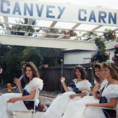 1994 Canvey Queen Anna-Maria Downer, Deputy Marie Lovett, Princesses Jenna Oystermyer and Tracey Stephens | Mary Nash-de-Villiers