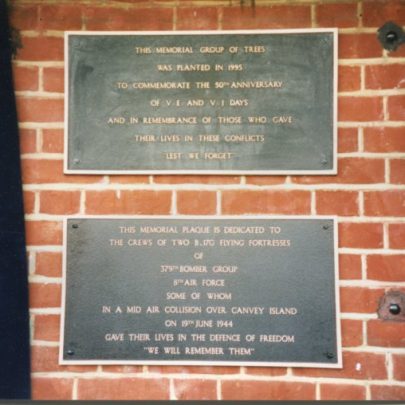 The memorial plaques