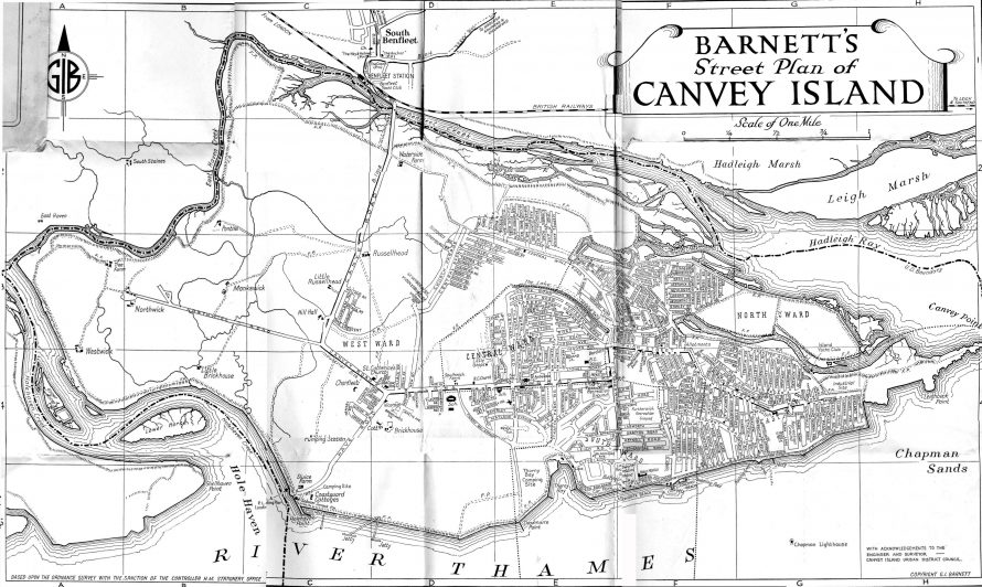 Canvey Island Map