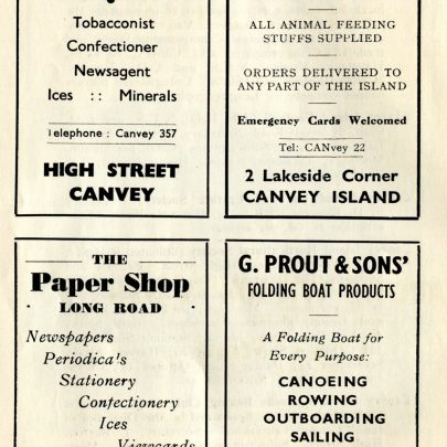 Lots of Adverts from 1949