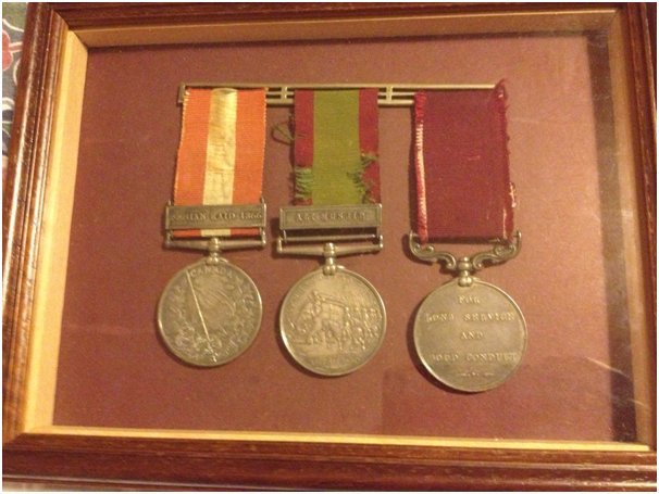 The details from the medals: Fenian Raid 1866, Canada, 1354 Pte J Smith, 4:BT:RIF:BDE; AJI MUSJID, Afghanistan 1878-79-80, 1354 CORPL J Smith 4th Rifle BDE; Long Service, 1354 corp J Smith Rifle BDE. | Philip Linnell