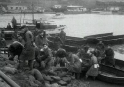 British Pathe films 1953 floods