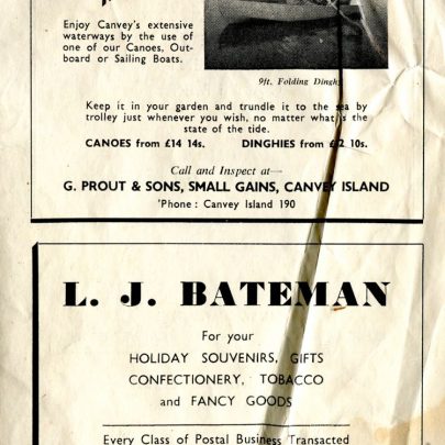 Canvey Adverts 1954