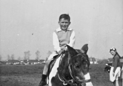 George and Eddie Smith on Billy Well's ponies