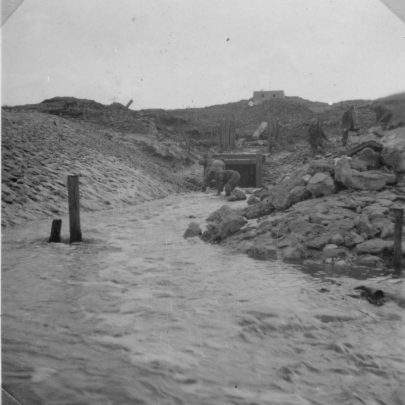 Seaside of sluice 1940