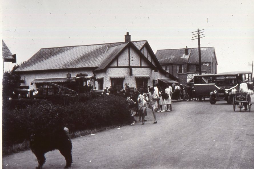 Looking up Furtherwick Road with the Haystack on the left | Norman Chisman