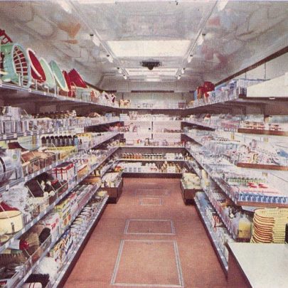 Inside a mobile Woolworths