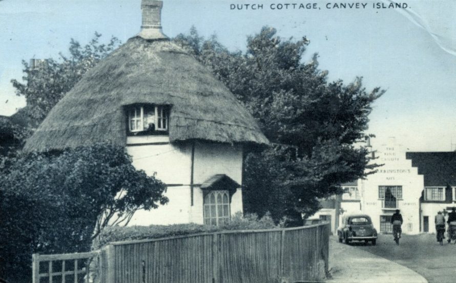 Dutch Cottage and King Canute Postcard