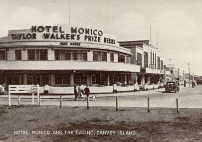 Hotel Monico and The Casino Postcard