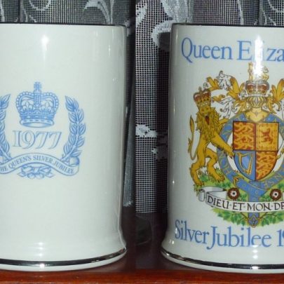 Silver Jubilee Tankard given to my husband by his firm for the Silver Jubilee in 1977 | Janet Penn