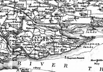 Map of Canvey