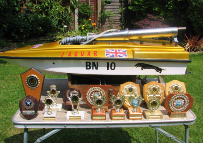 Mike Brown and his model boats