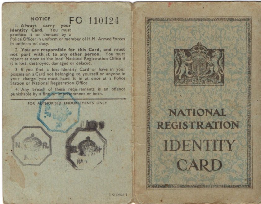 National Registration Identity Card | Courtesy of Margaret Payne