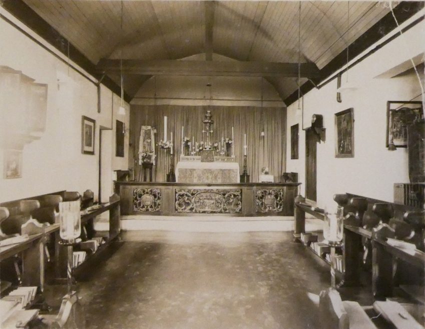 Inside the Convent Chapel | Courtesy of Douai Abbey Library and Archives