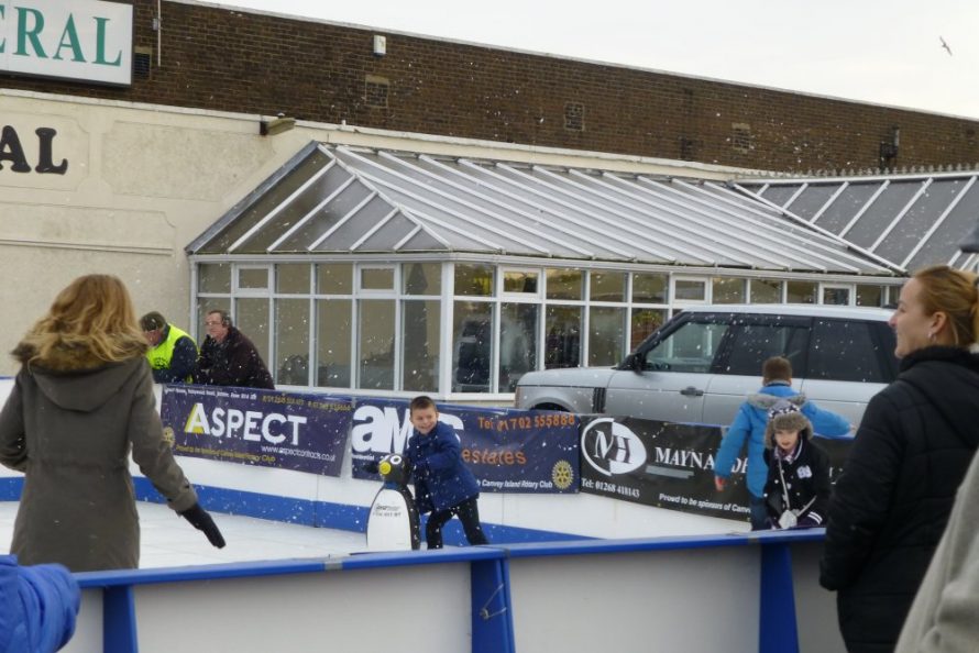 Ice Rink Comes to Canvey | Janet Penn