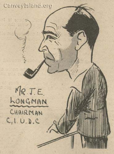 Caricature of John Edwin Longman