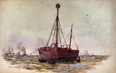The Nore Light Ship | W L Wyllie