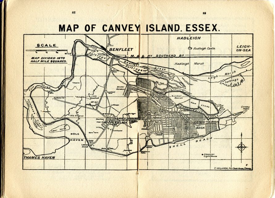 Map dated 1933 drawn by T McClaren, Clock House