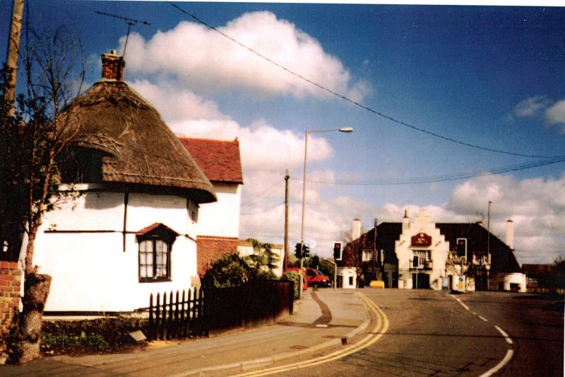 Haven Road with 1621 Dutch Cottage. King Canute pub in background. | Wendy Knight