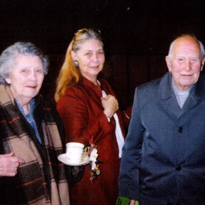 Dec. 2000 The Rev. John Fleetwood (96) with his wife Joan and his daughter Judy on the 40th anniversary of him walking through the doors of St Nicholas Church for the first time. | Wendy Knight